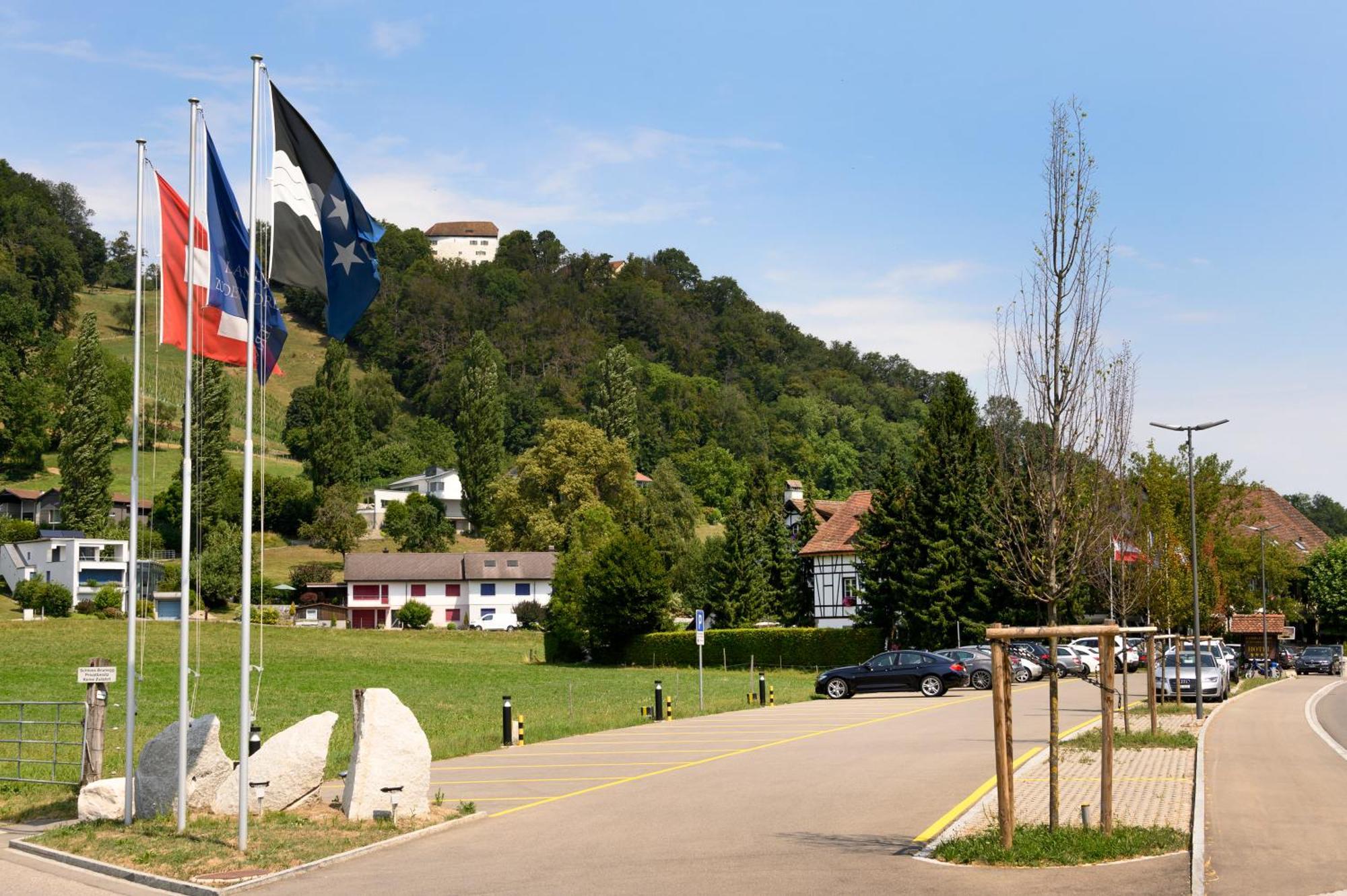 Landgasthof Zu Den Drei Sternen Brunegg Exterior foto